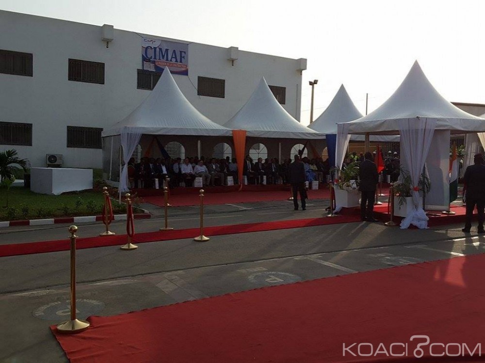 Côte d'Ivoire : Duncan inaugure la deuxième ligne de production de CIMAF, le PDG plaide pour la levée de la mesure d'importation de ciment