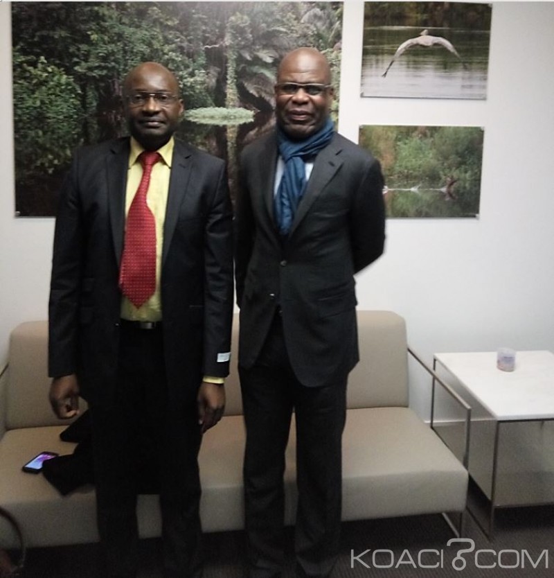 Koacinaute: Diaspora-Activité diplomatique : Son Excellence Ngoyo Moussavou a reçu en audience M. OSSOGO NZE Alexandre