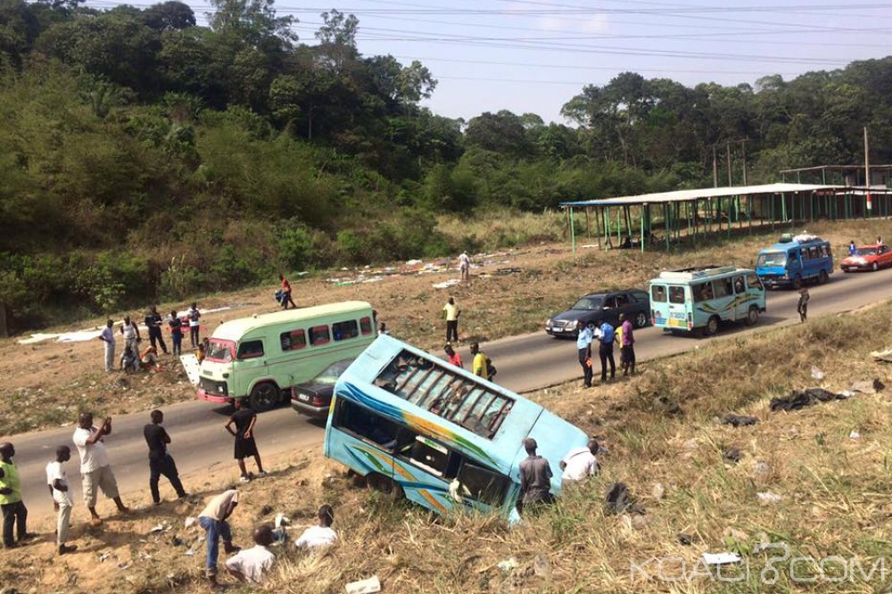 Côte d'Ivoire: Grave accident sur la route Yopougon-Adjamé,  bilan provisoire 2 morts et des blessés graves