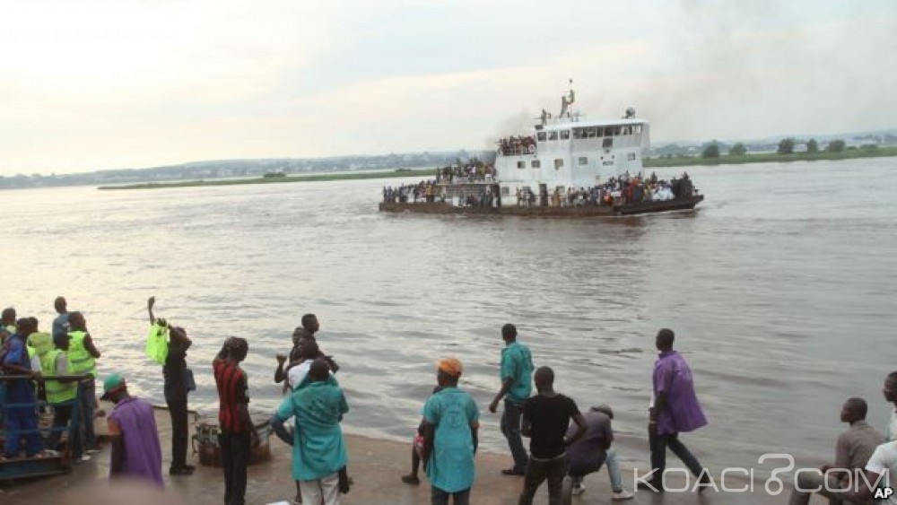 RDC: Le naufrage d'un bateau surchargé  fait au moins trois morts
