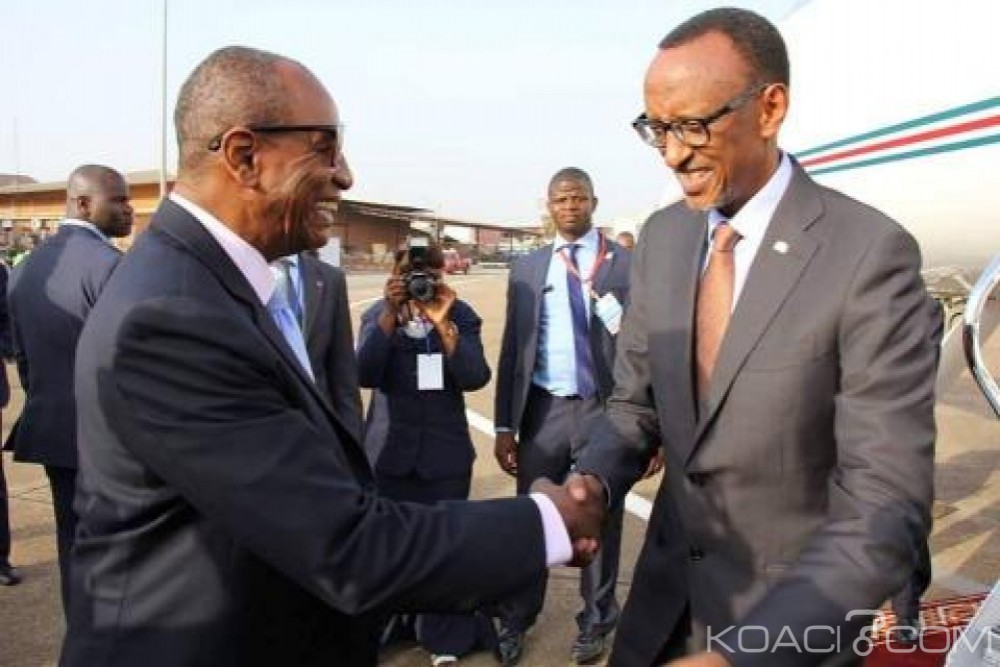 Guinée: En visite à  Conakry,  Paul Kagame accueilli par son homologue Alpha Condé