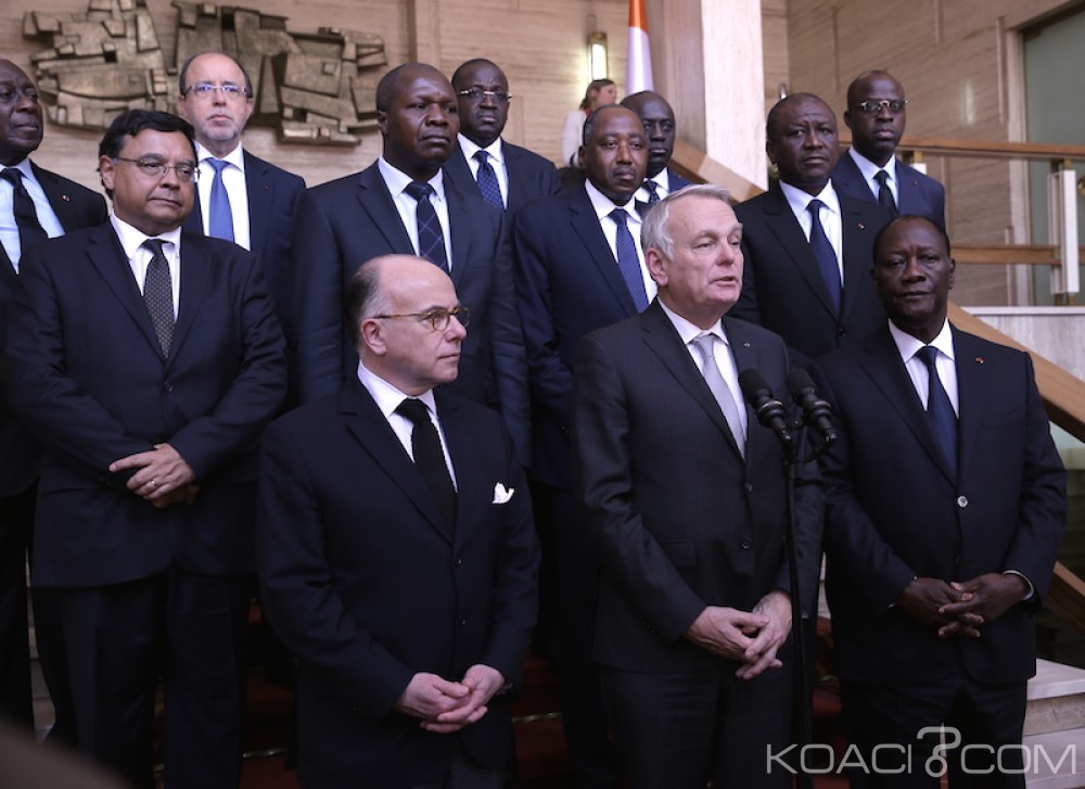 Côte d'Ivoire: Attentat de Grand-Bassam, au sortir d'un entretien avec Ouattara, Ayrault confirme que 4 français ont trouvé la mort