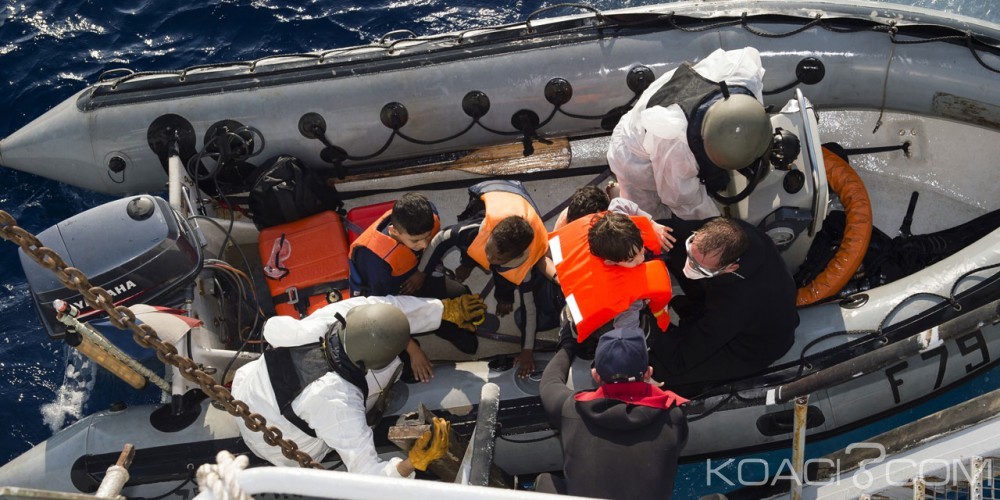 Libye: 615 migrants en détresse sauvés par la marine allemande au large