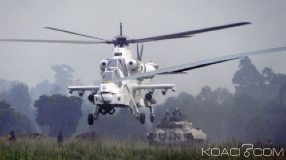 RDC: Des  hélicoptères d'attaque de l'ONU  contre des rebelles ougandais de l' ADF
