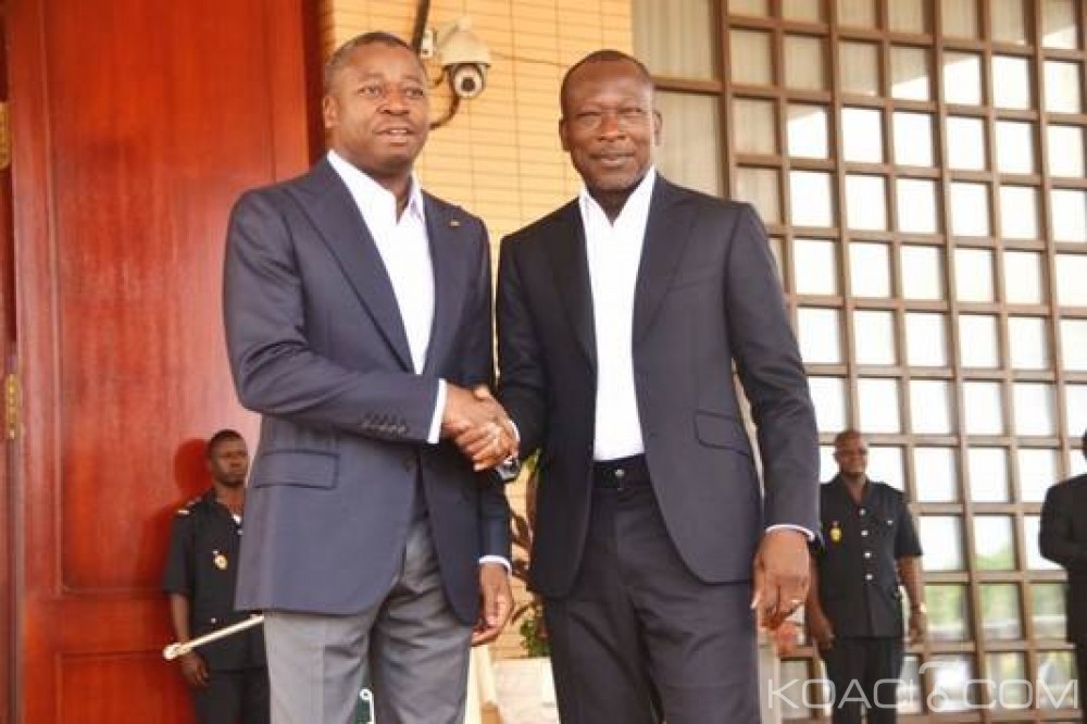 Togo-Benin: Faure et Talon parlent «amitié et coopération après sa victoire aux élections» à  Lomé