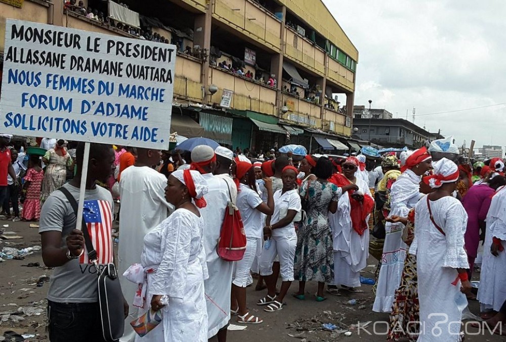 Côte d'Ivoire: Adjamé, trois jours de fermeture des magasins du Forum, les commerçants annoncent une journée ville morte lundi