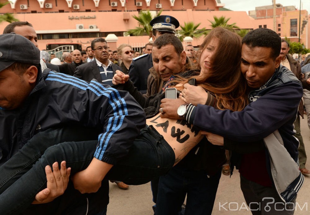 Maroc: Deux femen arrêtées lors du procès d'un homosexuel à  Beni Mellal