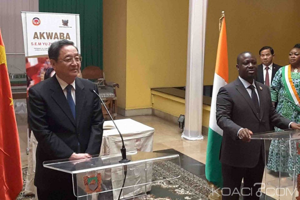 Côte d'Ivoire: La Chine fait don d'environ 180 millions de FCFA à  l'Assemblée nationale et décrète le pays destination privilégiée