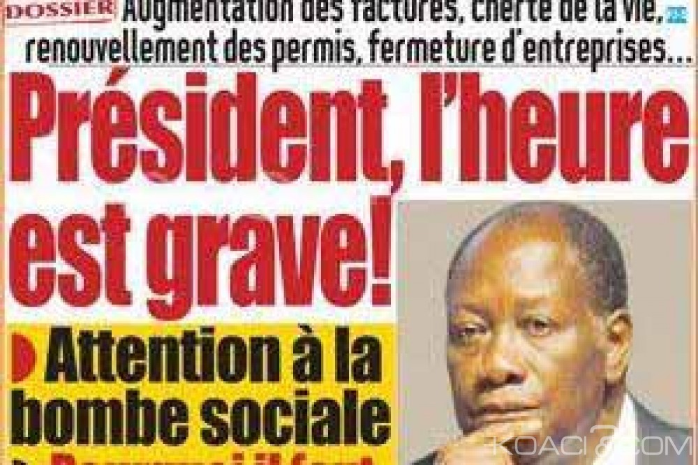Côte d'Ivoire: Un journal du pouvoir laisse passer une une hostile et suspend son auteur