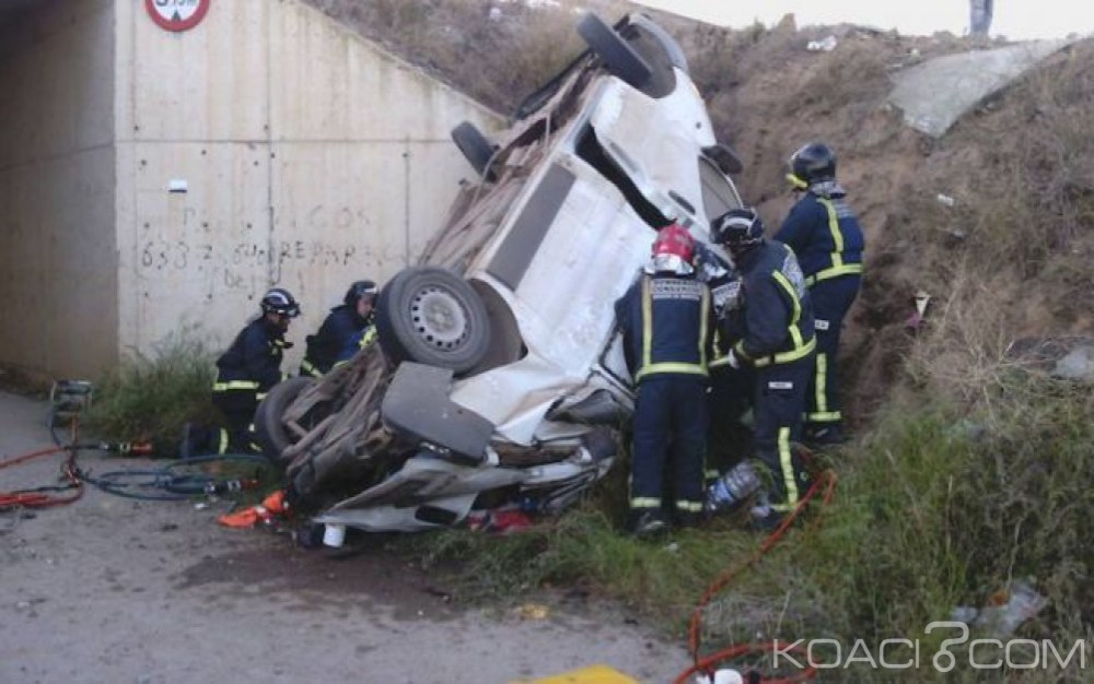 Maroc: Cinq marocains meurent dans un grave accident en Espagne