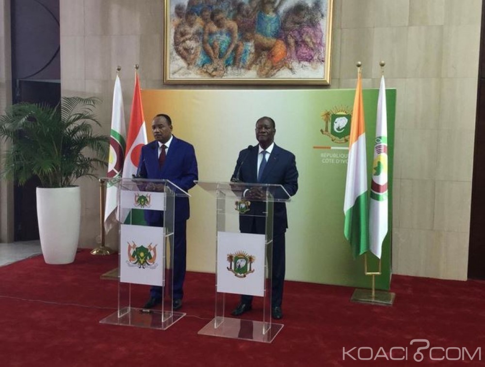 Côte d'Ivoire: «Terrorisme» et «chemin de fer» au centre de l'entretien entre Ouattara et Mahamadou à  Abidjan