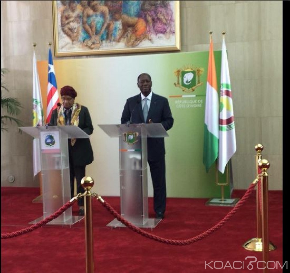 Côte d'Ivoire: Brève visite  de Mme Ellen Johnson Sirleaf à  Abidjan, la question sécuritaire au centre de l'entretien avec Ouattara
