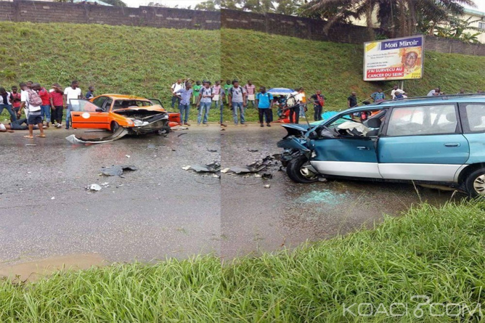 Côte d'Ivoire: Deux voitures entrent en collision à   Cocody