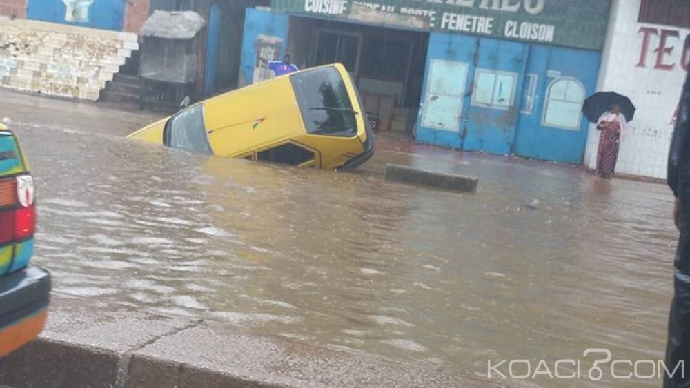Guinée: Conakry  inondée après de fortes pluies diluviennes