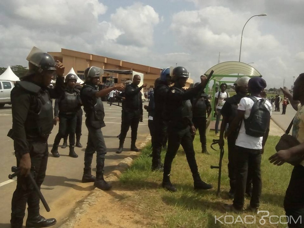 Côte d'Ivoire: Plusieurs cargos de policiers sur le Campus de Cocody, la situation est tendue, les cours suspendus