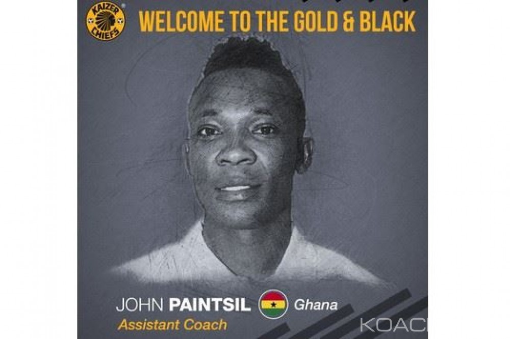 Afrique du Sud:  Le Ghanéen John Paintsil nommé entraineur adjoint au club Kaizer Chiefs