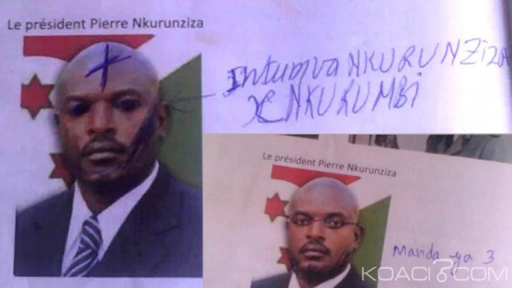 Burundi: 17 lycéens emprisonnés  pour avoir griffonné des photos de Nkurunziza