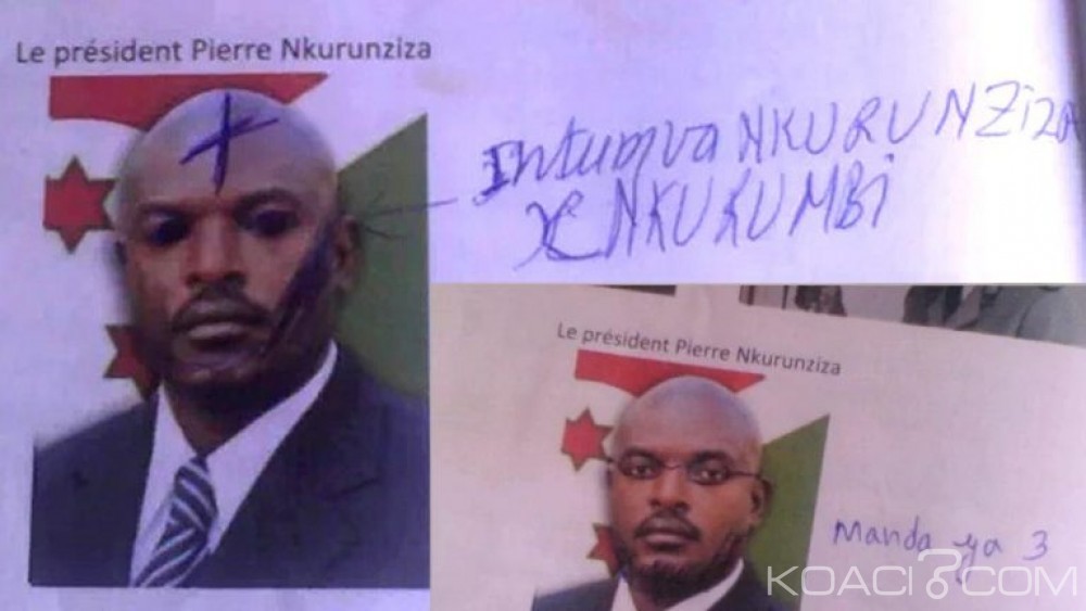 Burundi: 17 lycéens emprisonnés  pour avoir griffonné des photos de Nkurunziza