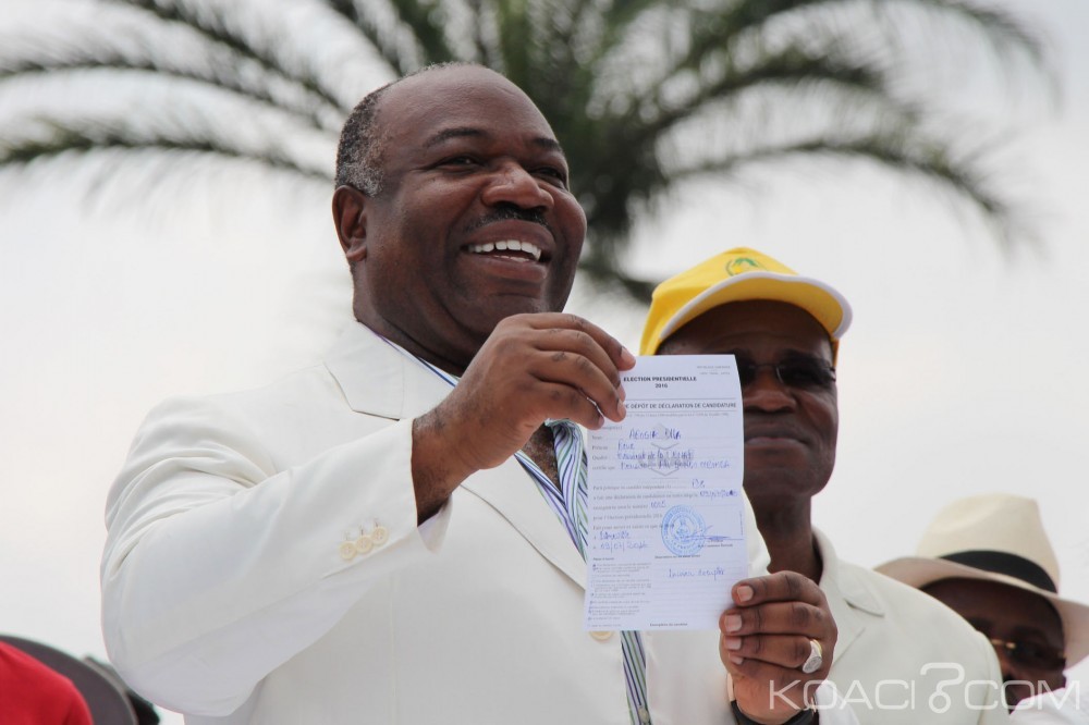 Gabon: Présidentielle, Ali Bongo présente son récépissé de candidature et tord le cou à  ses opposants