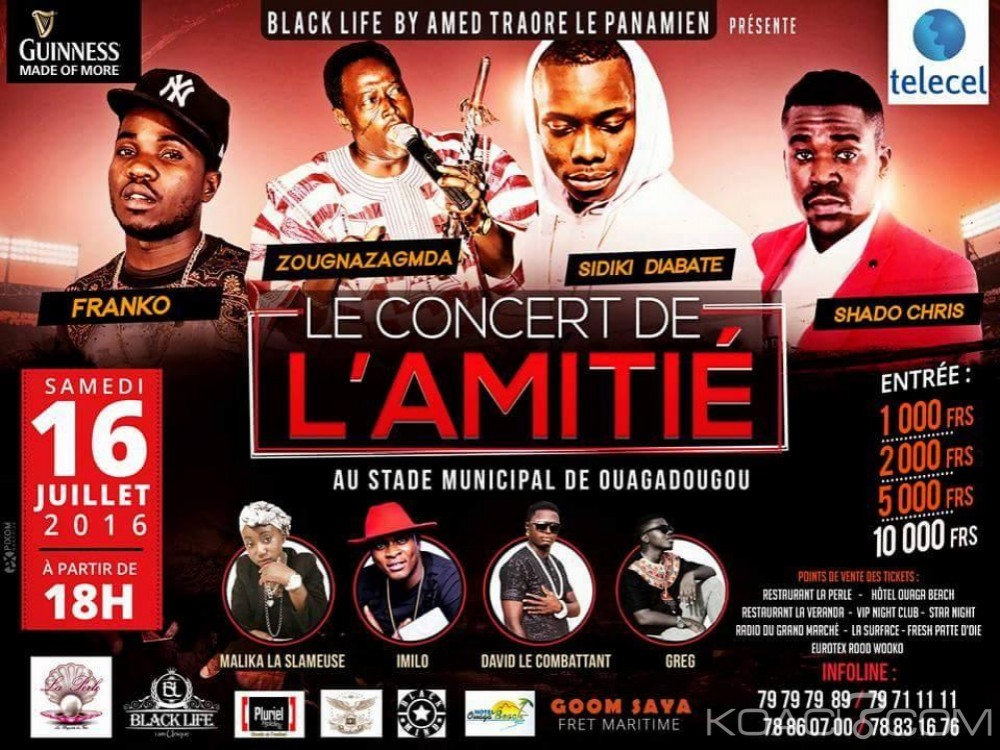 Burkina Faso: L'interdiction d'un concert avec l'artiste Francko suscite des polémiques