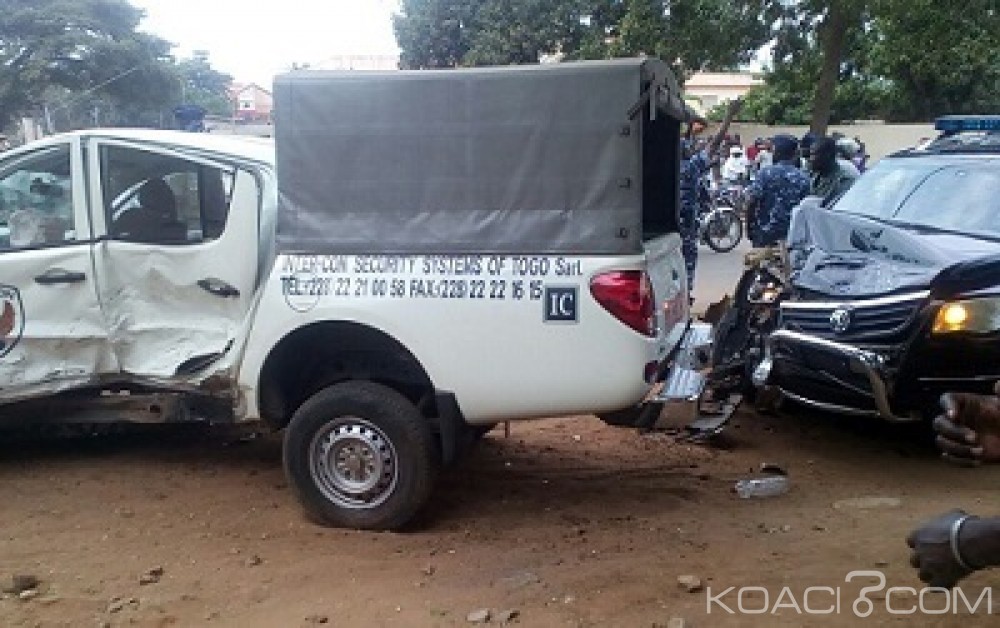 Togo: Une voiture de l'escorte présidentielle accidentée