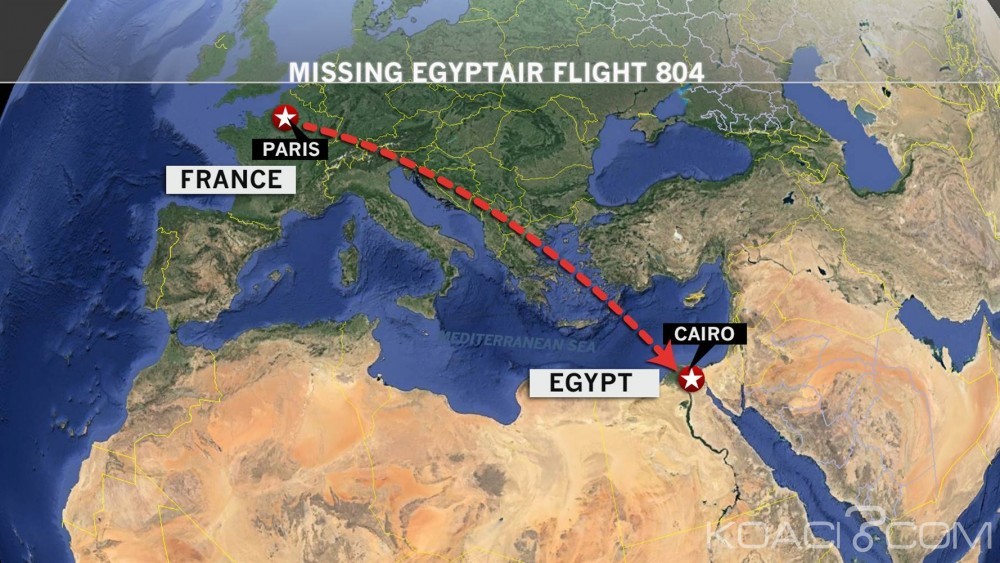 Egypte: Crash d'EgyptAir: Un «feu»  mentionné sur un enregistreur de vol