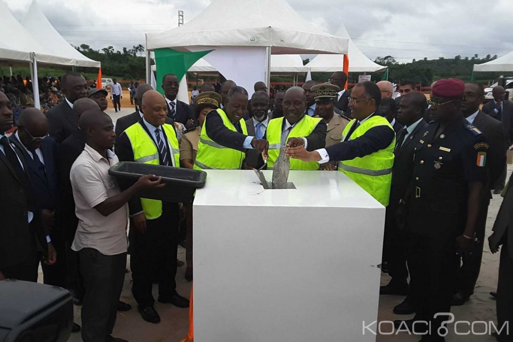 Côte d'Ivoire: Zone industrielle, Duncan pose la première pierre du 7ème Poste de transformation 225/33Kv d'Akoupé-Zeudji