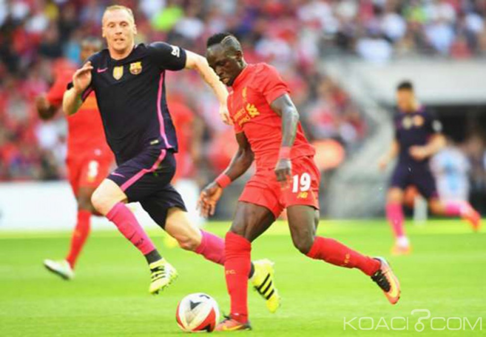 Sénégal : Sadio Mané premier sénégalais à  marquer un but contre le FC Barcelone