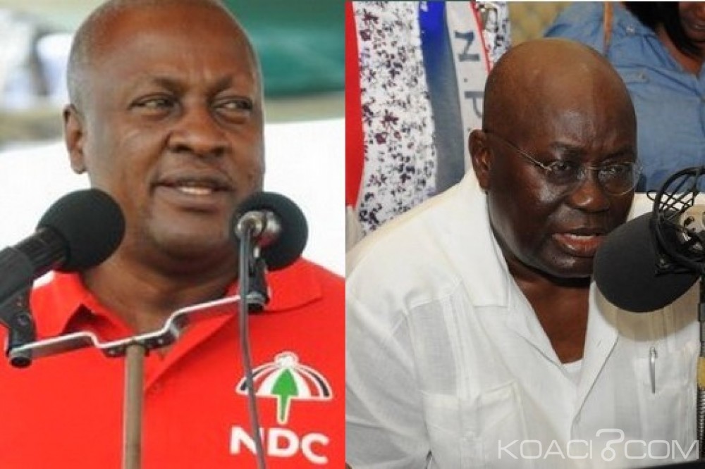 Ghana : Présidentielle 2016, Un sondage propulse l'opposant Akufo-Addo, le pouvoir vise 57%