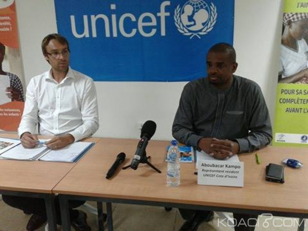 Côte d'Ivoire: UNICEF déplore qu'une naissance sur trois n'est pas enregistrée à  l'Etat civil, et obtient un appui de 4 millions d'euros d'UNICEF France