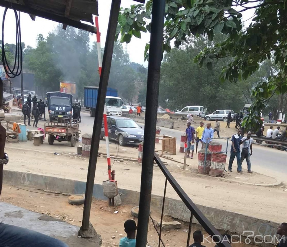 Côte d'Ivoire:  Des bandits s'affrontent à  Adjamé, la police les disperse énergiquement