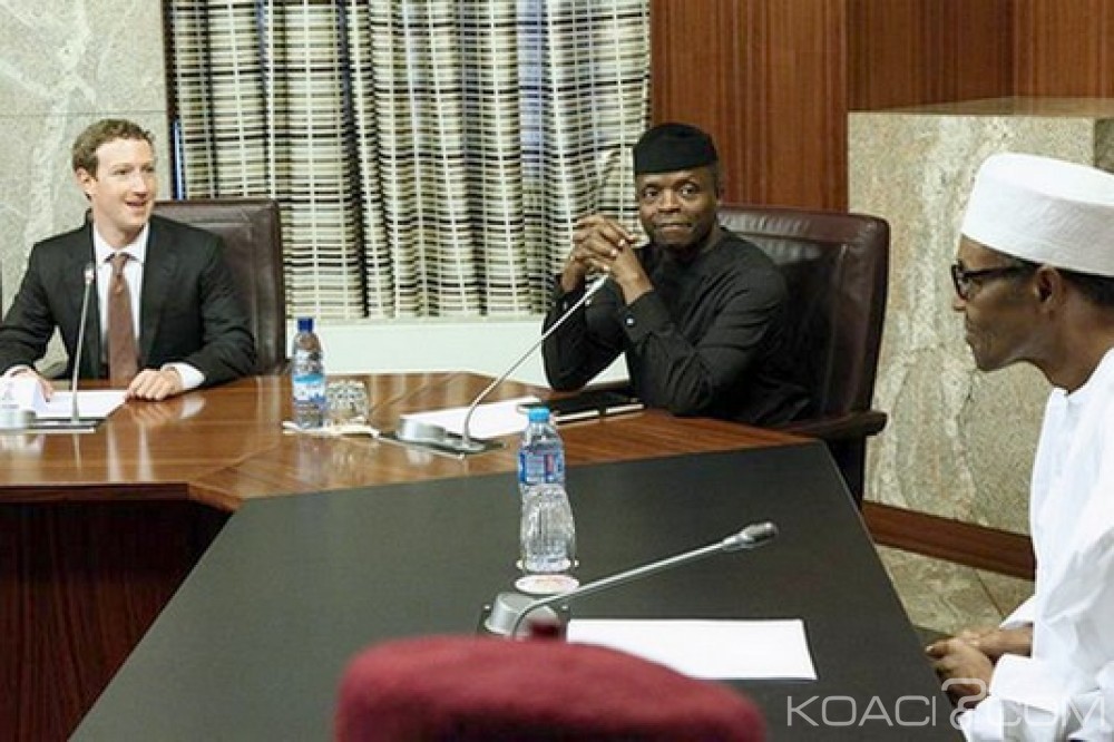 Nigeria: Buhari impressionné par Zuckerberg et son projet