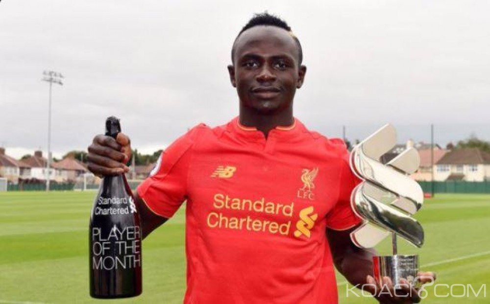 Sénégal: Sadio Mané élu meilleur joueur du mois d'août de son club Liverpool FC