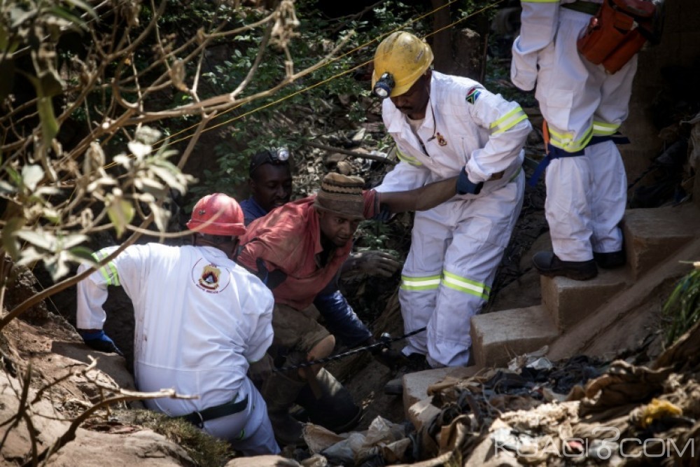 Afrique du Sud : Les corps de trois mineurs illégaux  bloqués  sous terre retrouvés