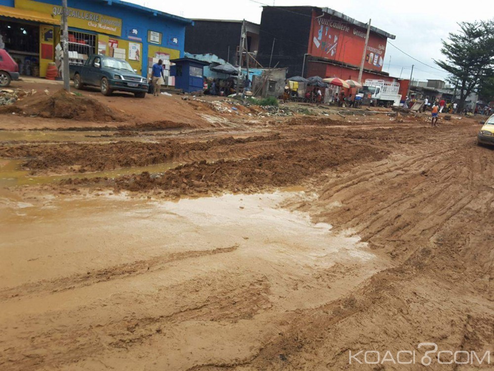 Côte d'Ivoire: Abobo, route Samaké-Mairie, des perturbations dans le déroulement des travaux