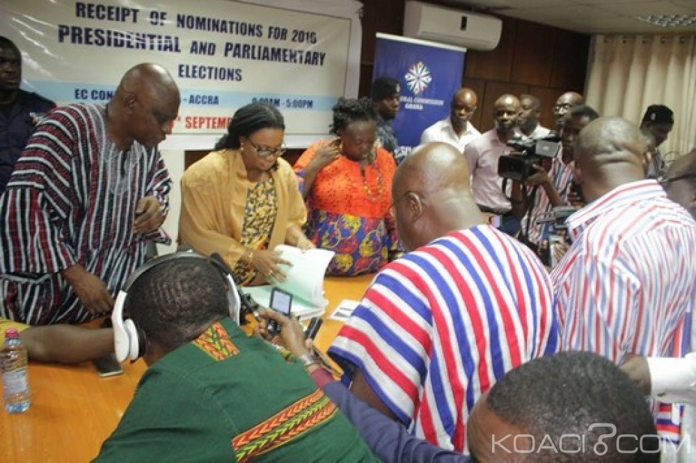 Ghana: Présidentielle 2016, 17 candidatures enregistrées dont celles de deux femmes