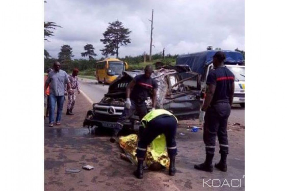 Côte d'Ivoire: Grave accident sur l'autoroute du nord, 2 morts et 3 blessés graves