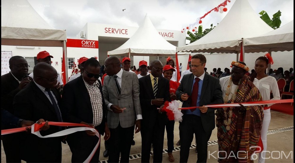 Côte d'Ivoire: Oryx Energies inaugure sa première station-service à  Abidjan