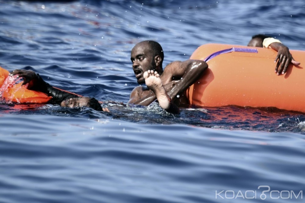 Libye: Des migrants  morts étouffés sur un bateau suchargé  au large