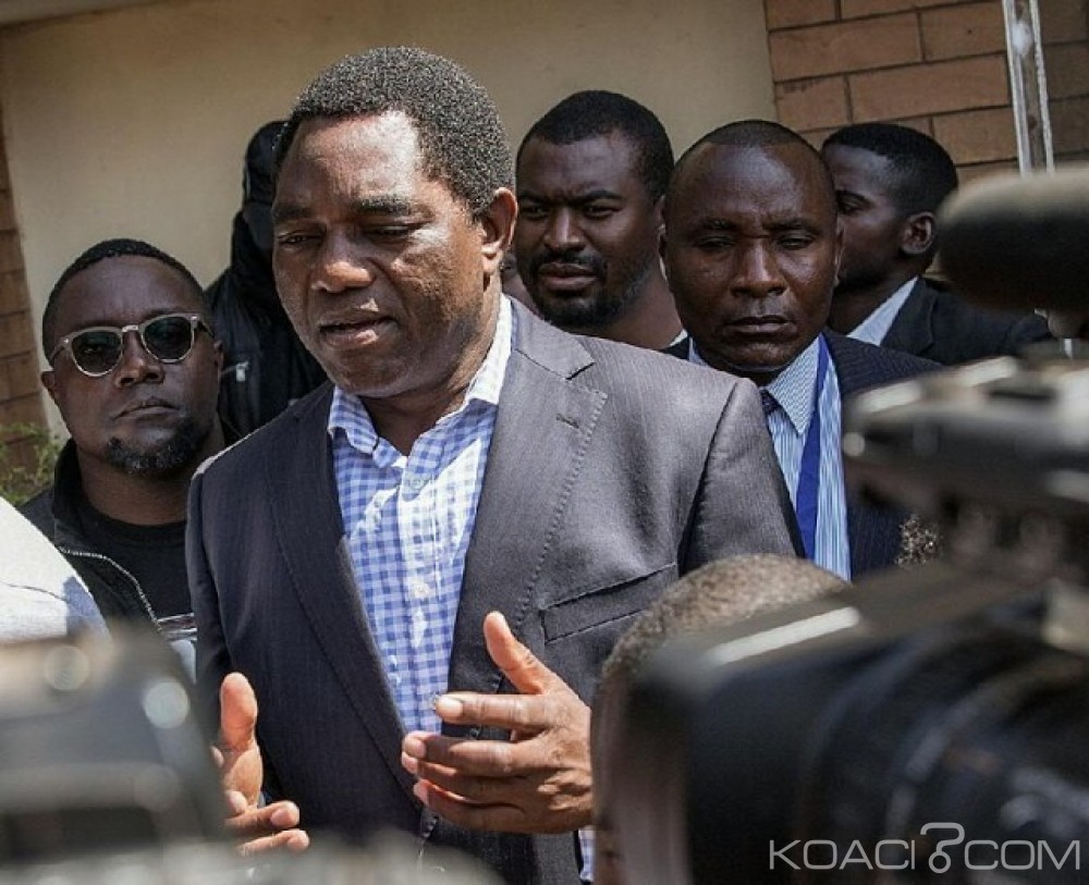 Zambie: L'opposant Hakainde Hichilema libéré sous caution après une nuit en prison