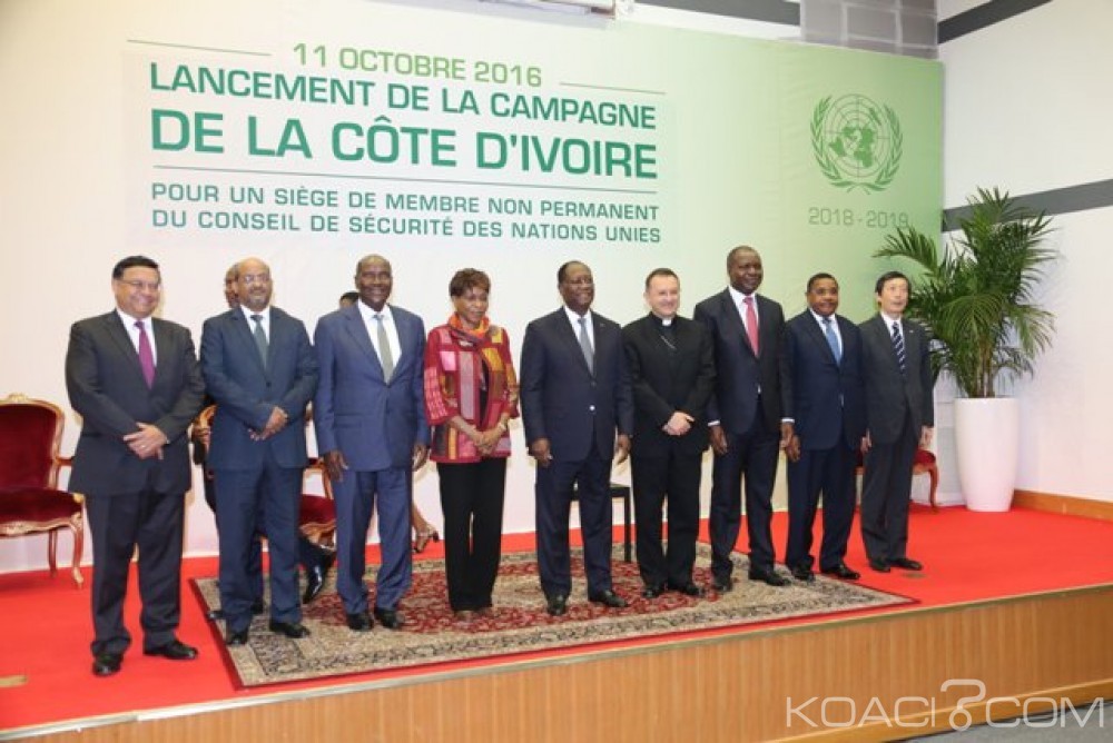 Côte d'Ivoire: Ouattara a lancé la campagne de son pays à  la conquête d'un siège non permanent au conseil de sécurité des nations unies