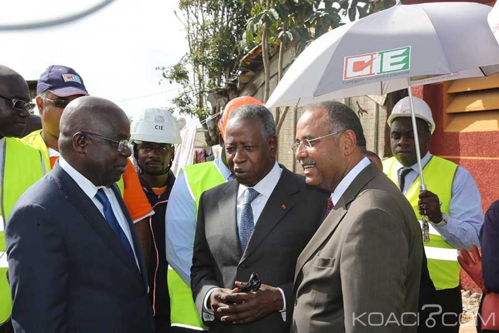 Côte d'Ivoire: Mise sous tension de l'éclairage public de l'autoroute Abidjan-Bassam réalisé par la CIE