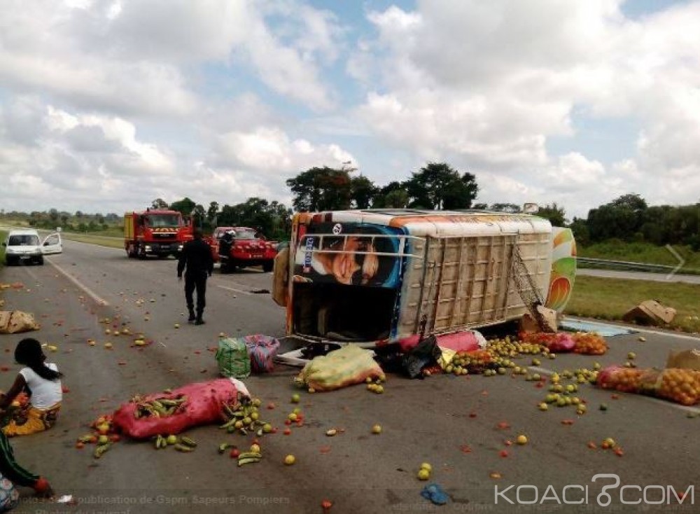 Côte d'Ivoire: Un minicar se renverse sur l'autoroute du nord, plus d'une vingtaine  de blessés