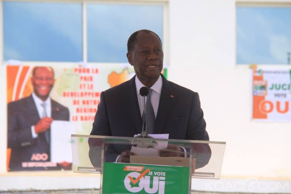 Côte d'Ivoire: Campagne référendaire, depuis Yamoussoukro Ouattara distribue des millions aux Rois et chefs pour une sensibilisation des populations à  voter «Oui»