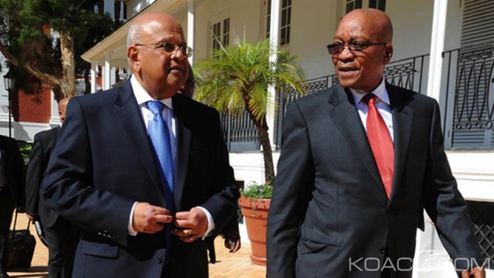 Afrique du Sud: Zuma exprime son soutien à  son ministre des finances accusé de corruption