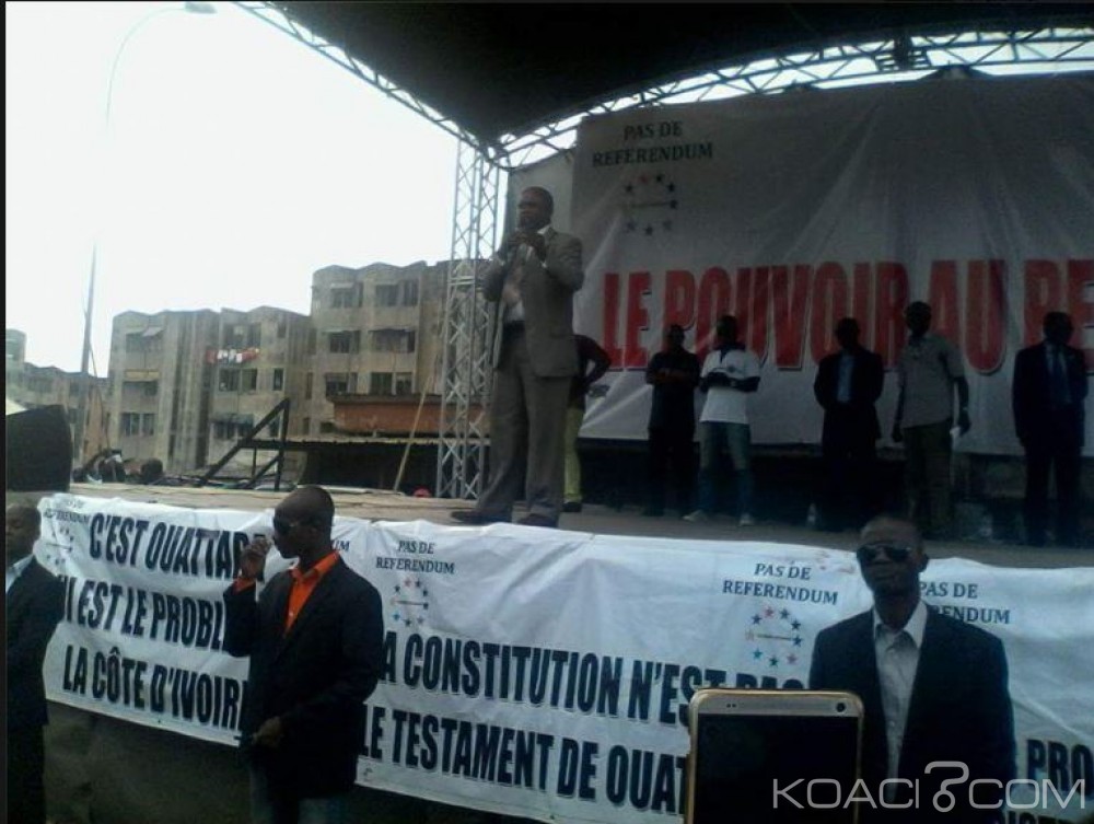 Côte d'Ivoire: Campagne contre le référendum, Anaky révèle, «il y a 17 millions d'étrangers et 10 millions d'ivoiriens»