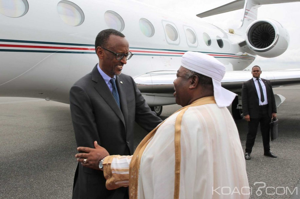 Gabon-Rwanda: Ali Bongo accueille pour deux jours à  Libreville son «ami et frère» Paul Kagame