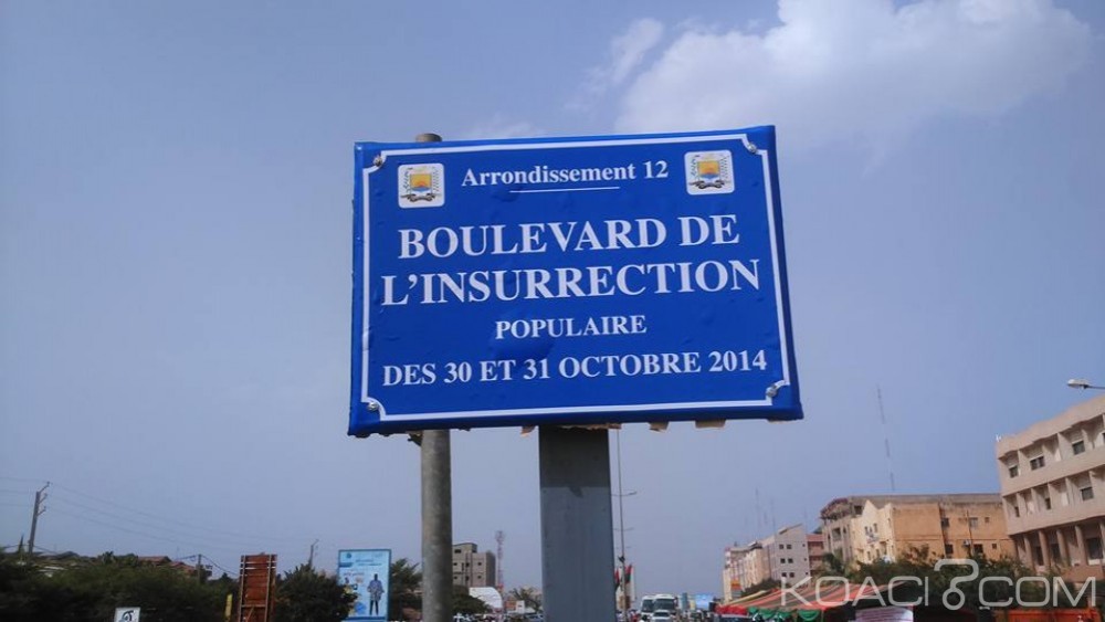Burkina Faso: Un boulevard et une place rebaptisés en souvenir de l'insurrection populaire
