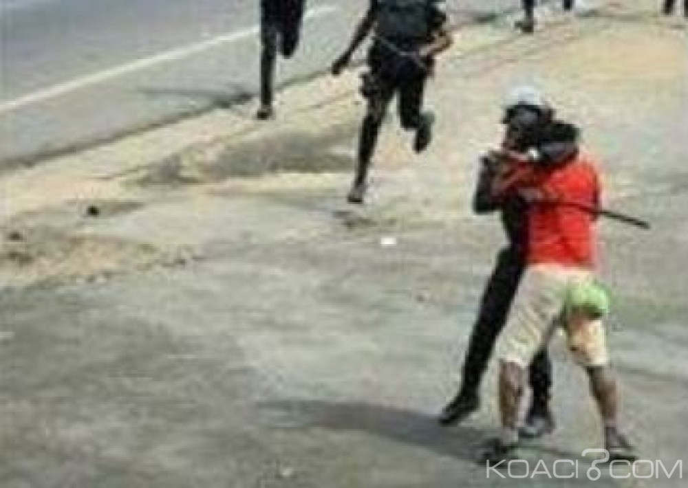 Côte d'ivoire: Vidéo choc de la Marche du front du refus contre la constitution, le militant avait «frappé» un policier