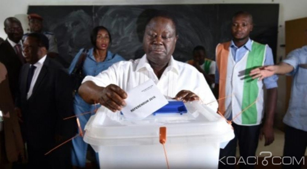 Côte d'Ivoire: Henri Konan Bédié invite les ivoiriens à  sortir voter et espère un fort taux de participation